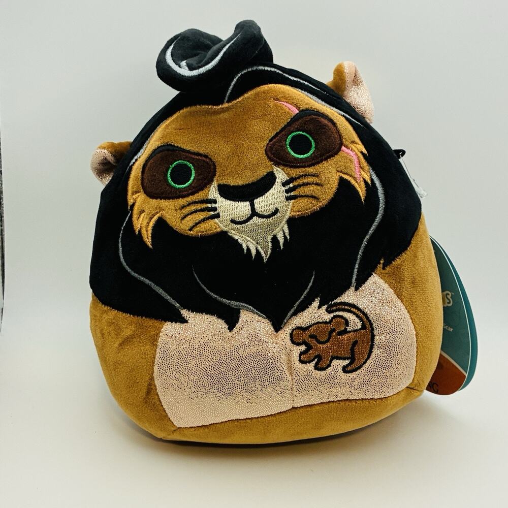 Squishmallows Scar Plush Disney The Lion King 8" Brown Black Stuffed Animal